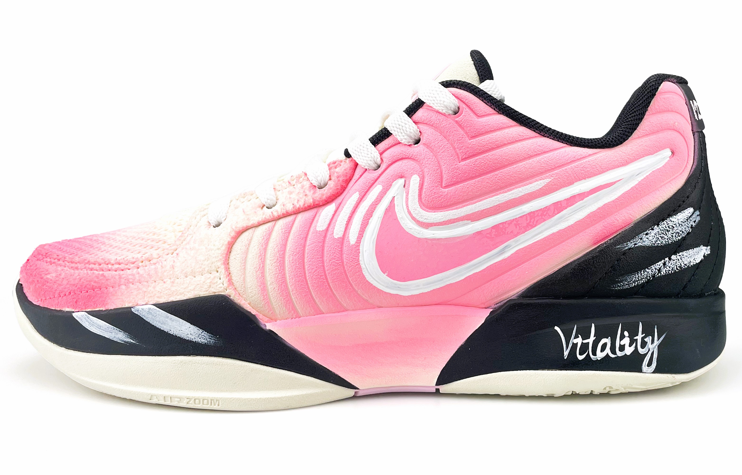 

Nike Баскетбольные кроссовки Ja 2 с низким верхом, устойчивые к истиранию, мужские, цвет: черный, розовый