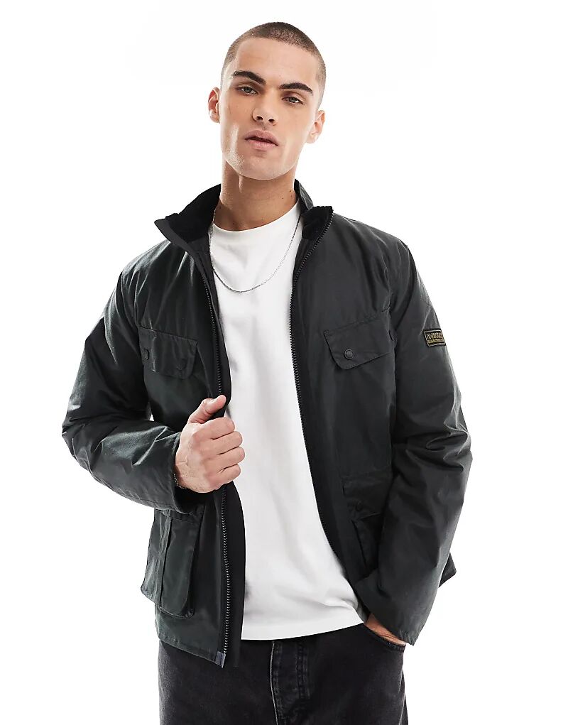 

Куртка из воска re-duke в цвете шалфея Barbour International