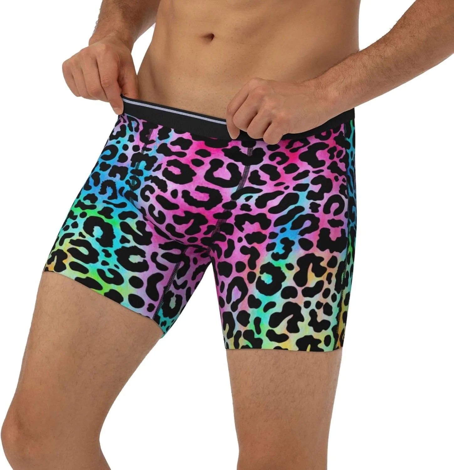 Боксеры, Animal Print, Black — фото 3