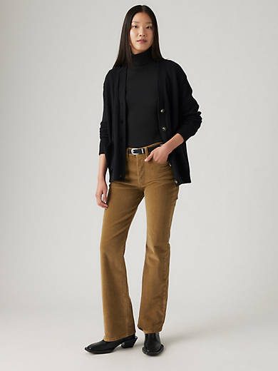 

Женские джинсы Wedgie Bootcut Corduroy Levi's, цвет Ermine - Brown