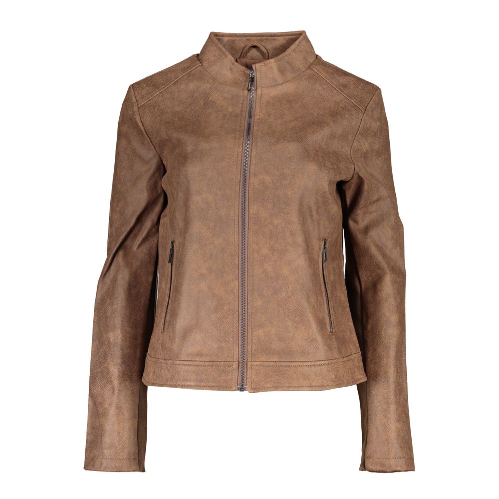 

Шикарная коричневая спортивная куртка с длинными рукавами Desigual