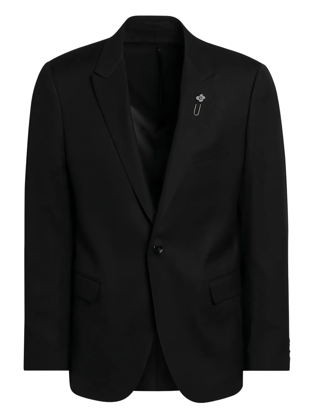 

Однобортный пиджак Lardini, черный