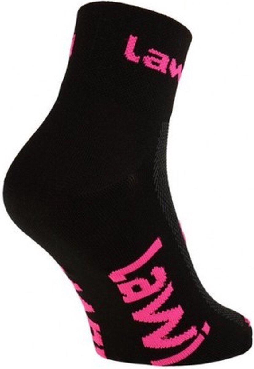 

LAWI Велосипедные носки Short Zorbig чёрно-розовые