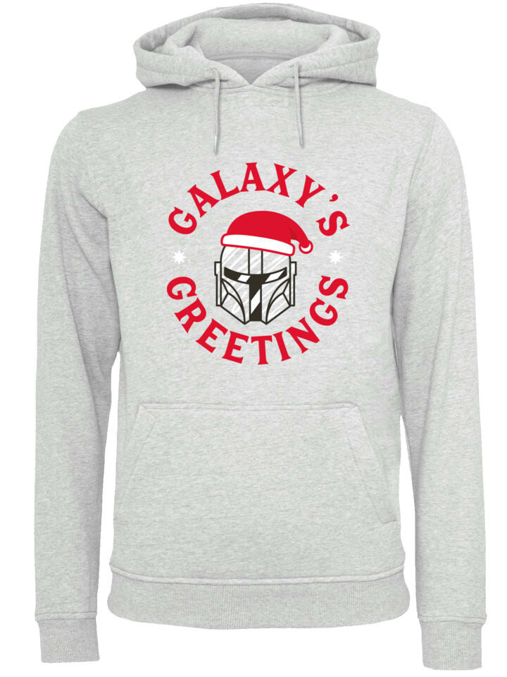 

Пуловер F4NT4STIC Hoodie Star Wars Mando Galaxy´s Greetings, пятнистый серый