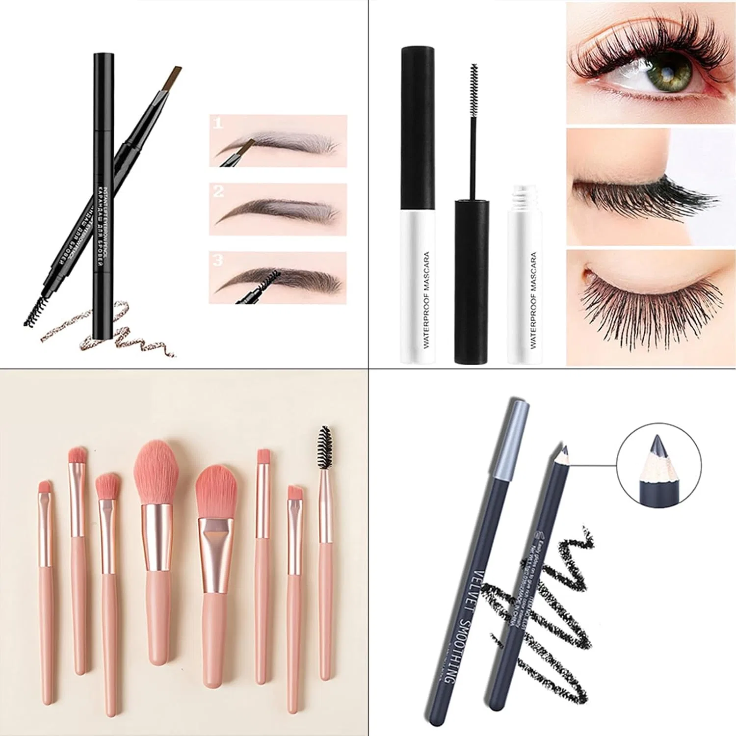 Набор косметики для глаз с 40 цветами теней Wishesmar, Eye Makeup Sets E — фото 3