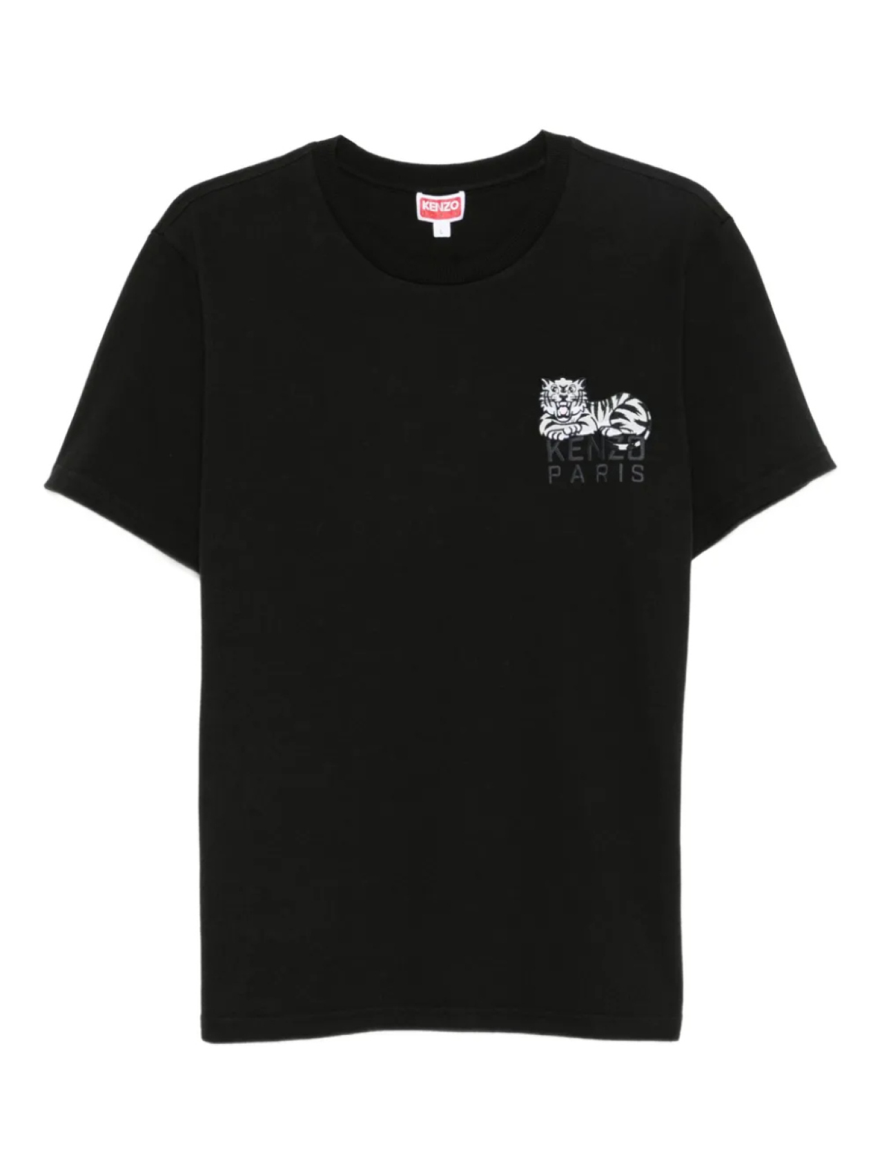 

Футболка из хлопка Happy Tiger Kenzo, черный
