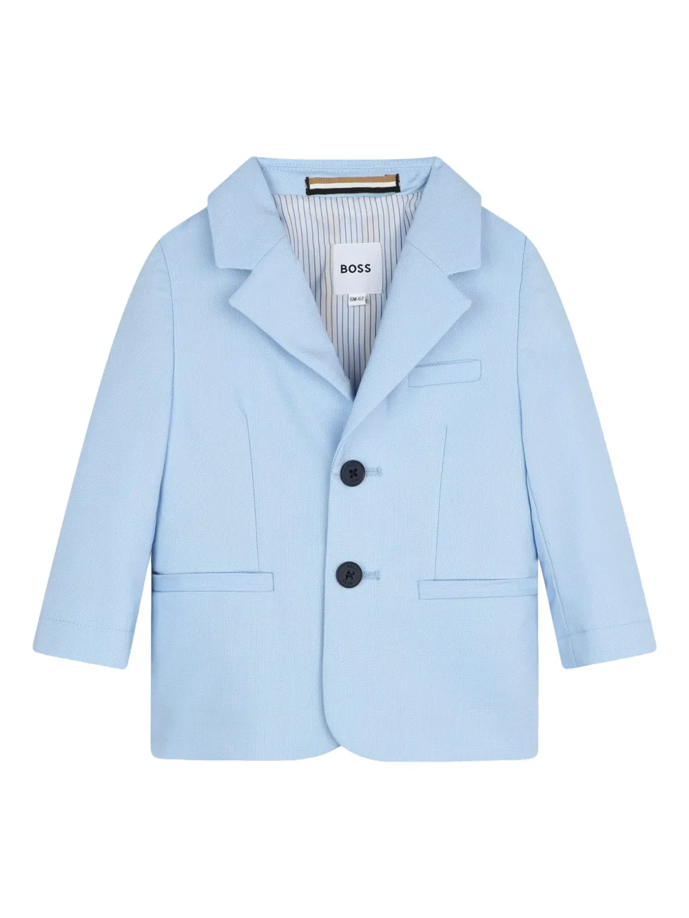 

Однобортный блейзер BOSS Kidswear, синий