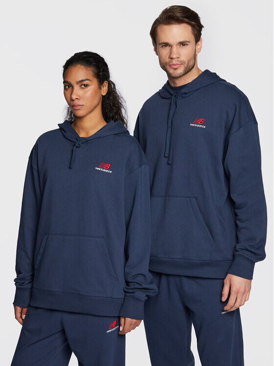 

Толстовка свободного кроя New Balance, синий