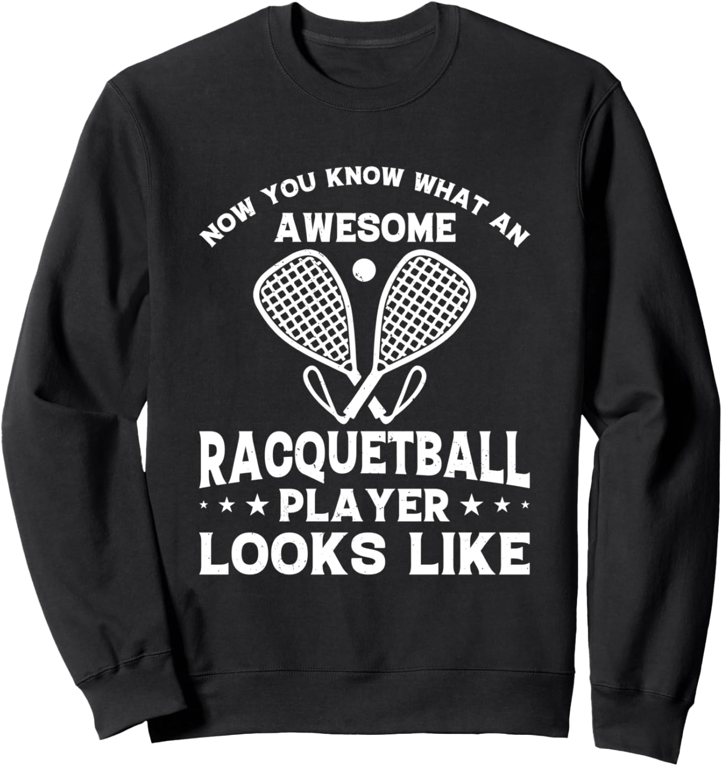 

Потрясающая толстовка для игрока в ракетбол Racquetball Player Racquetball Game, черный