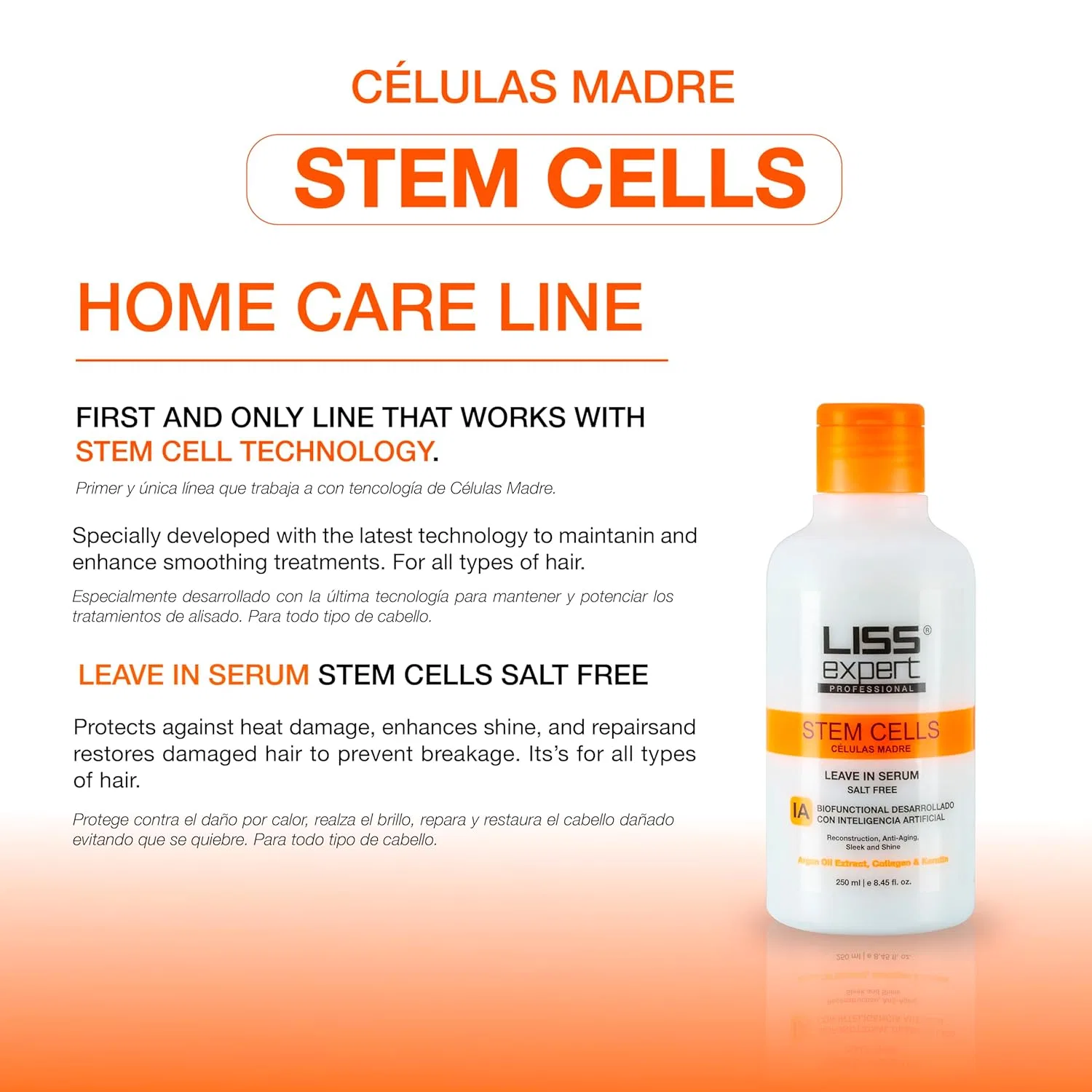 Восстанавливающий шампунь Liss Expert Stem Cells, 250 мл Liss Expert Professional — фото 2