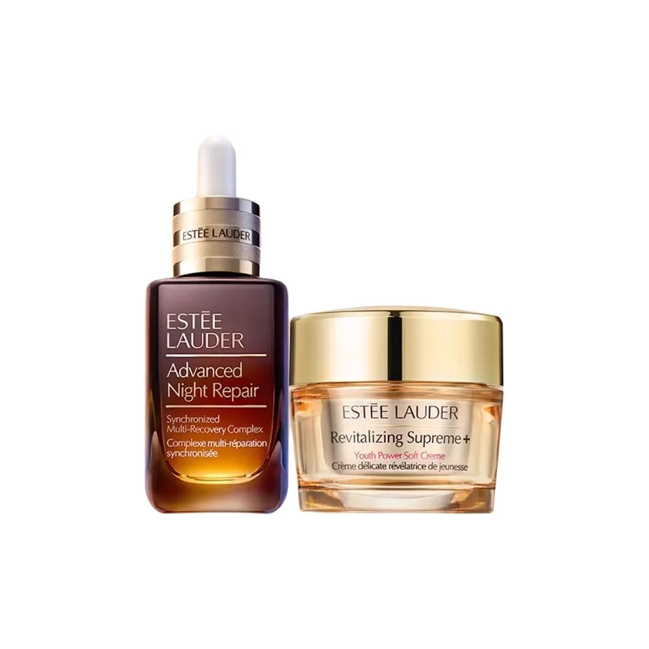 ESTEE LAUDER Набор для ухода за кожей Little Brown Bottle Zhiyuan крем для осветления и увлажнения, Small Brown Bottle Serums 50ml+Slim & Light Cream 30ml