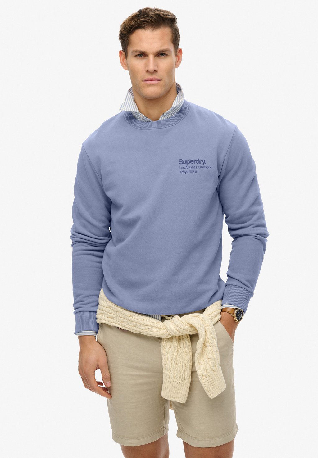 

Толстовка CORE LOGO CITY CREW Superdry, синий