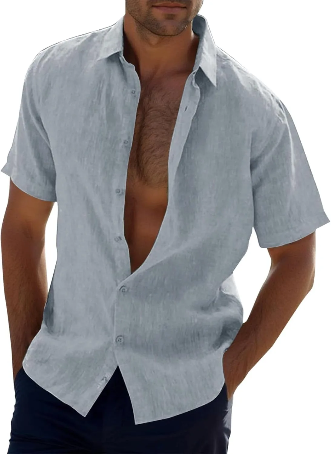 Мужская рубашка с коротким рукавом Casual Beach