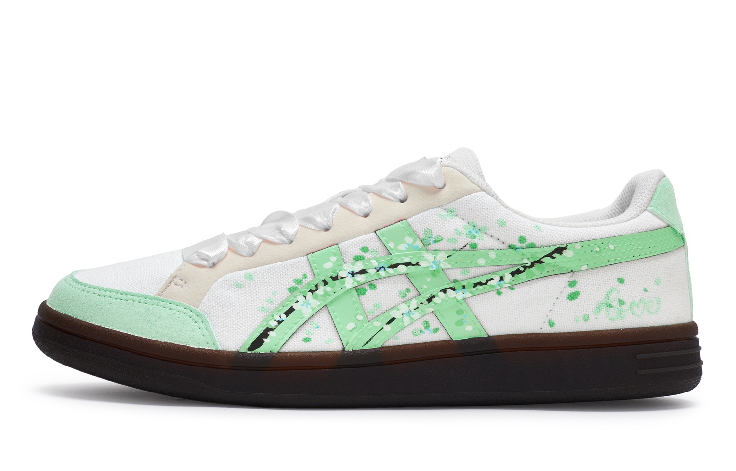 Onitsuka Tiger Advanti Кроссовки для скейтбординга унисекс низкие зеленые бело-зеленые, цвет White Green — фото 2