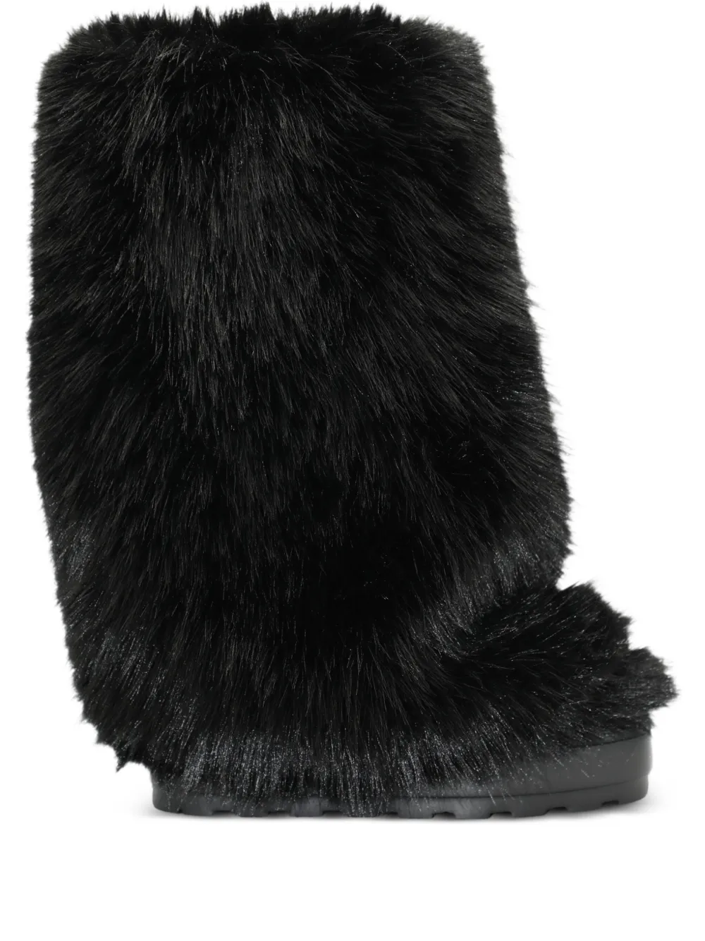 Ботинки из искусственного меха Casadei, черный