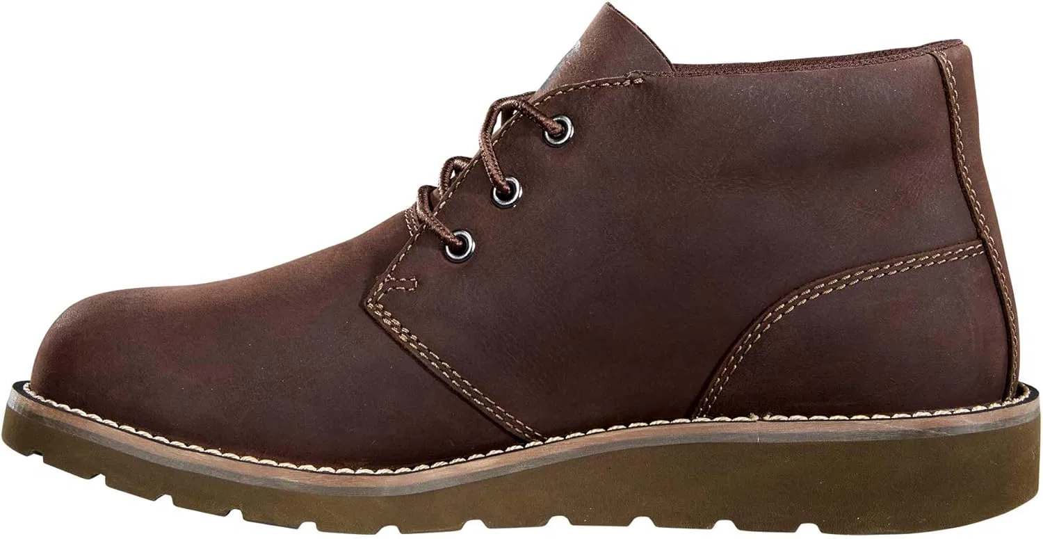 Мужские ботинки-чукка Carhartt FW4004-M с гладким носком и танкеткой, Dark Brown