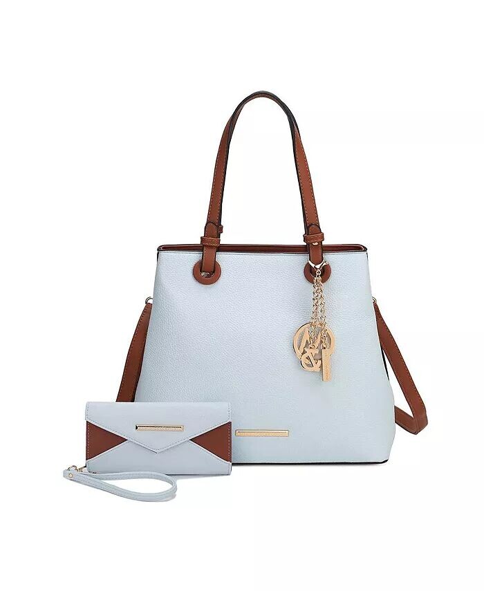 

Большая сумка Kearny с кошельком от Mia K Mkf Collection, синий