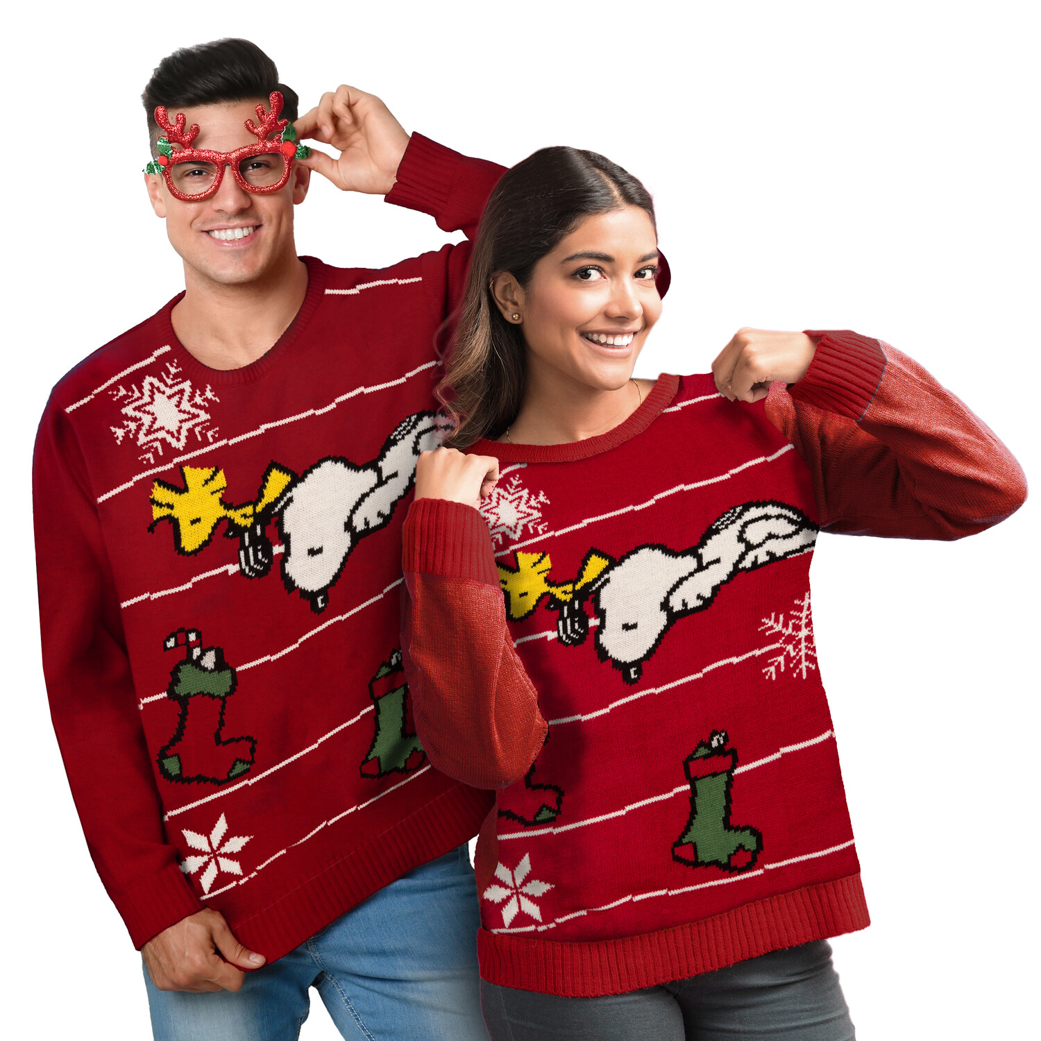 

Пуловер United Labels The Peanuts Winter Snoopy, красный