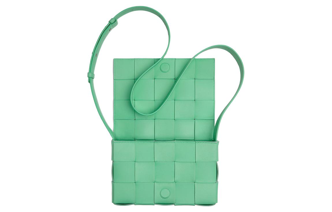 Сумка-косметичка светло-зеленого цвета Bottega Veneta, Set (Bag+Dust Bag) — фото 4