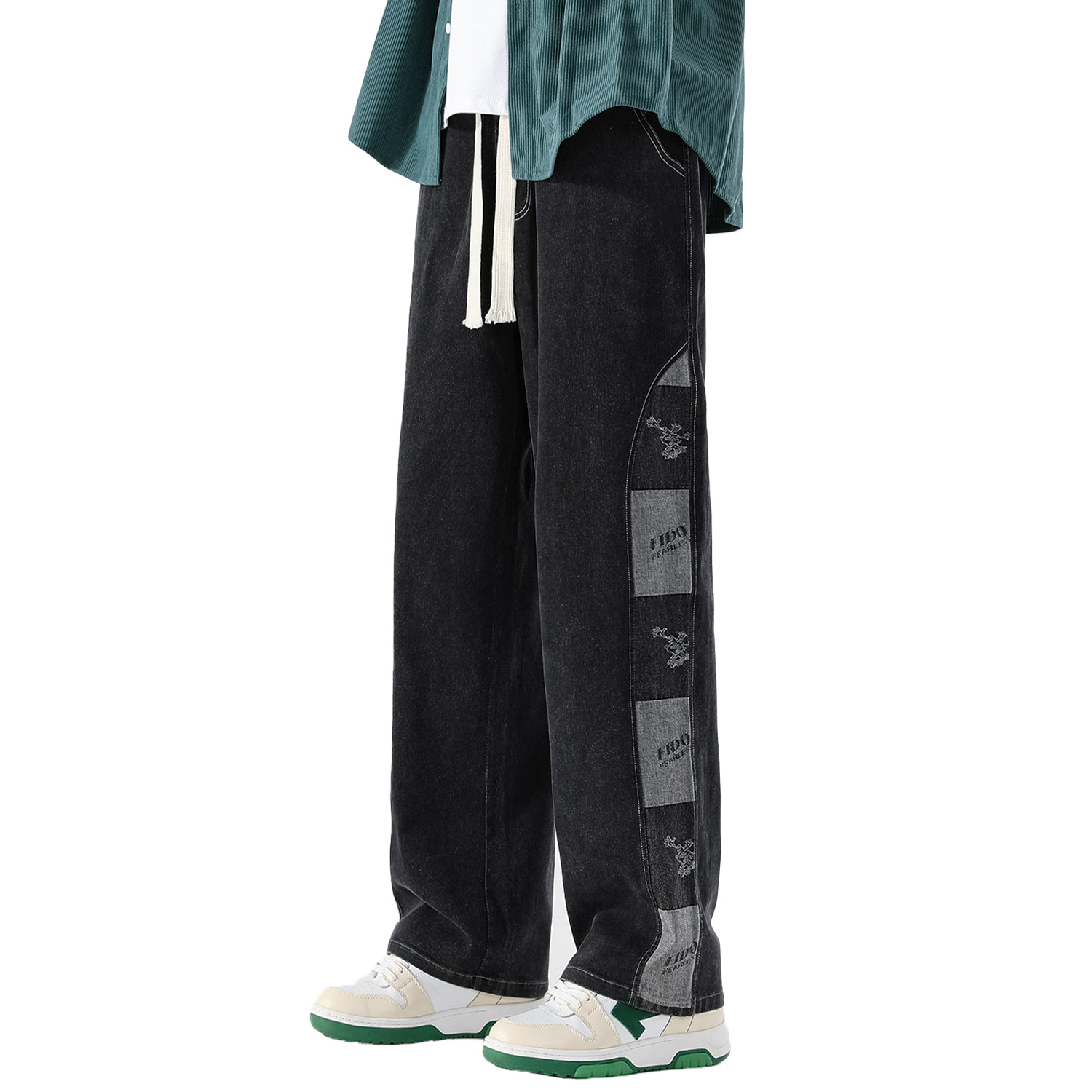 

Джинсы унисекс FIDO DIDO, Blue Thickened and Fleece-Lined