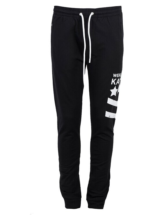 

Брюки из ткани regular fit Bikkembergs, черный