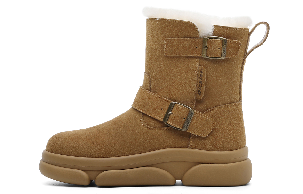 Dickies Женские короткие полусапожки для снега бежевые, цвет Beige