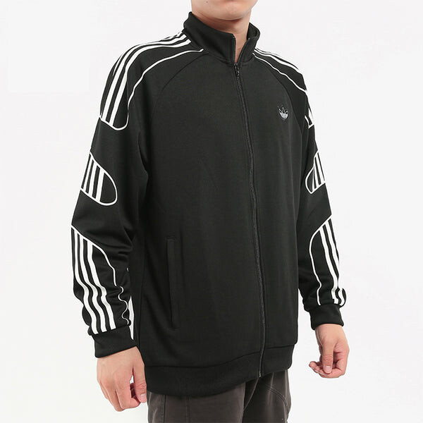 Куртка adidas originals Flamestrike Track Jacket Black, черный — фото 3