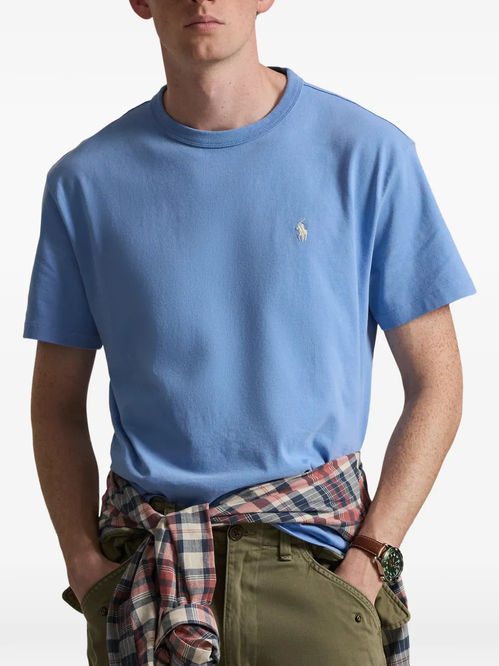 Футболка с круглым вырезом Polo Ralph Lauren, синий — фото 3