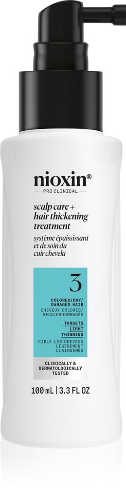 

Система 3 для ухода за кожей головы и волосами, утолщающая волосы, несмываемый уход для редких волос Nioxin, 100 мл