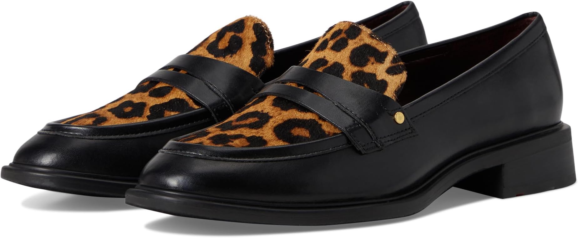 Лоферы Franco Sarto Edith, цвет Black Multi Animal Print