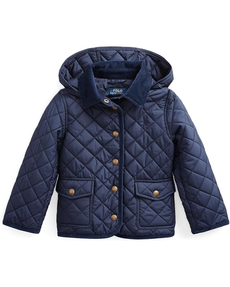 

Куртка Polo Ralph Lauren Kids Quilted Barn Jacket, цвет Newport Navy