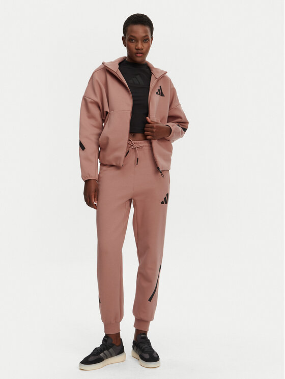 Свободный крой толстовка Z.N.E. JC5394 Adidas, розовый — фото 2