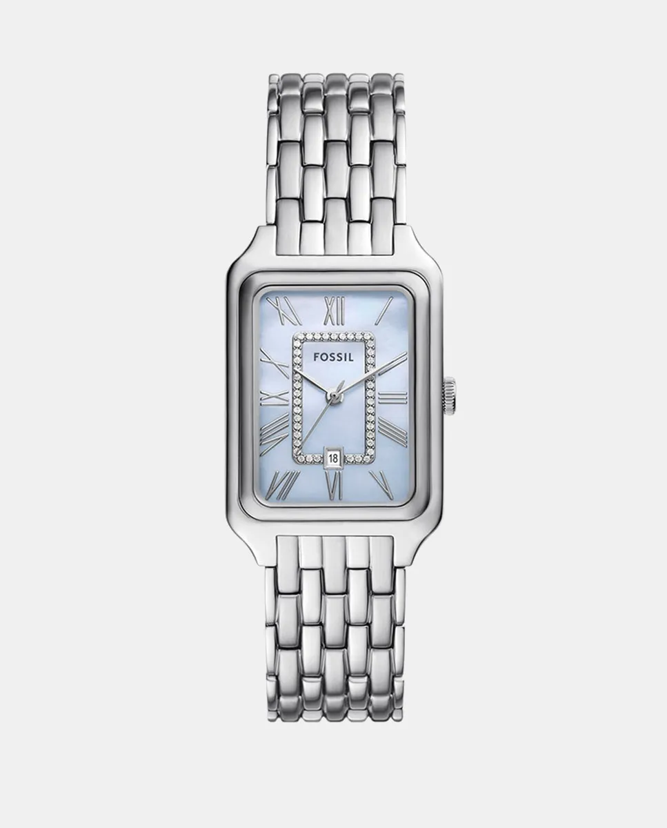 

Женские стальные часы Raquel ES5402 Fossil, серебряный
