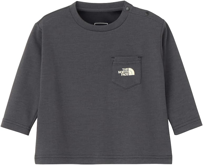 

Детская футболка с длинным рукавом The North Face для малышей, с капюшоном, для защиты от жары, асфальтово-серый