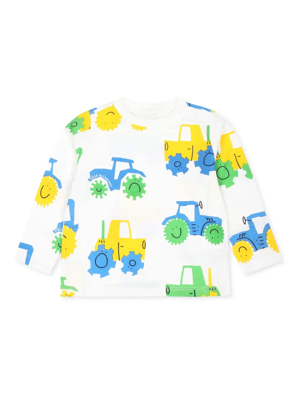 

Футболка с графичным принтом Stella McCartney Kids, белый