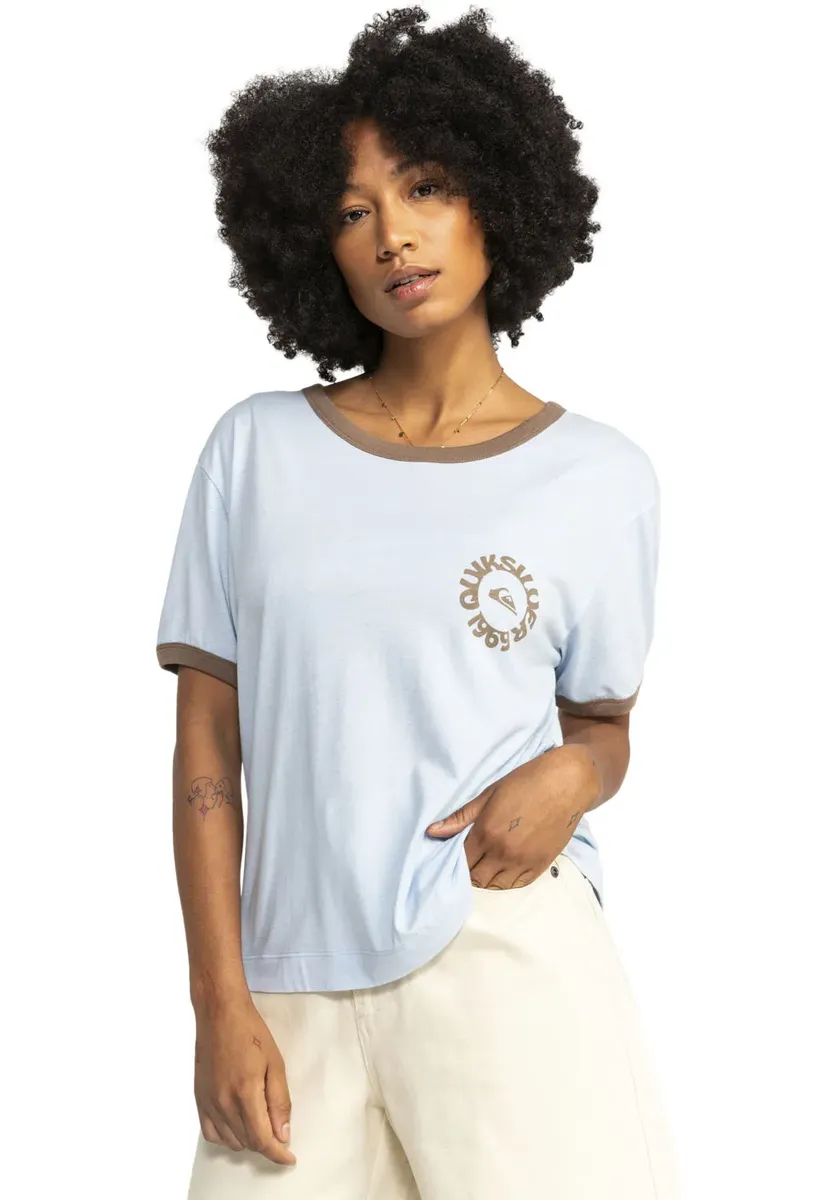 

Футболка Quiksilver "UNI RINGER TEE", цвет Skyway
