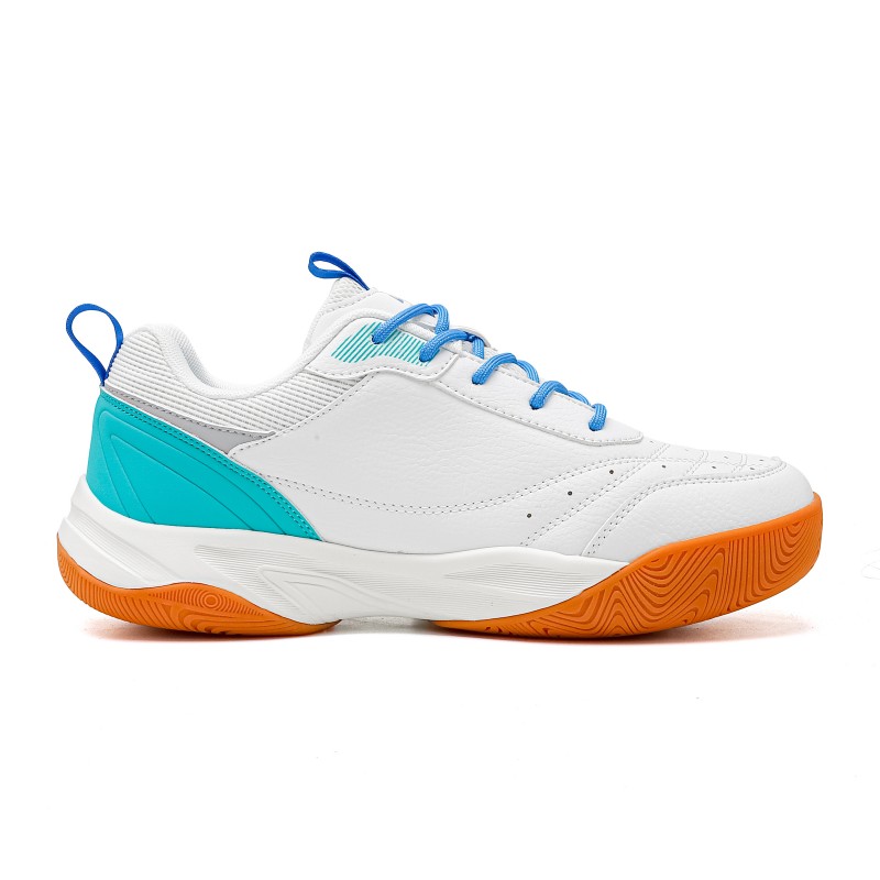 WARRIOR Амортизирующие нескользящие дышащие низкие бадминтонные кроссовки men's white blue — фото 3