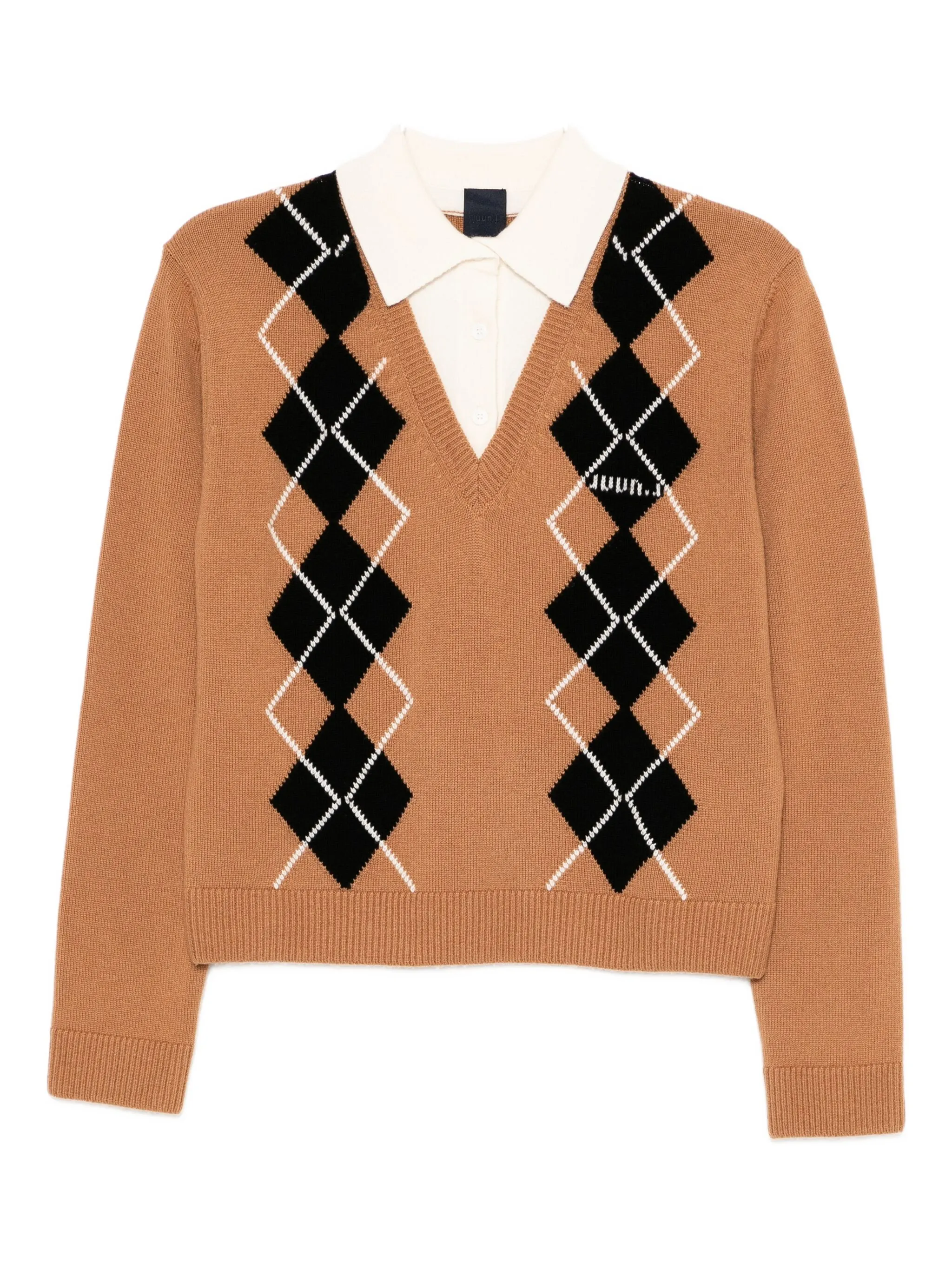 

Многослойная рубашка поло Juun.J, коричневый