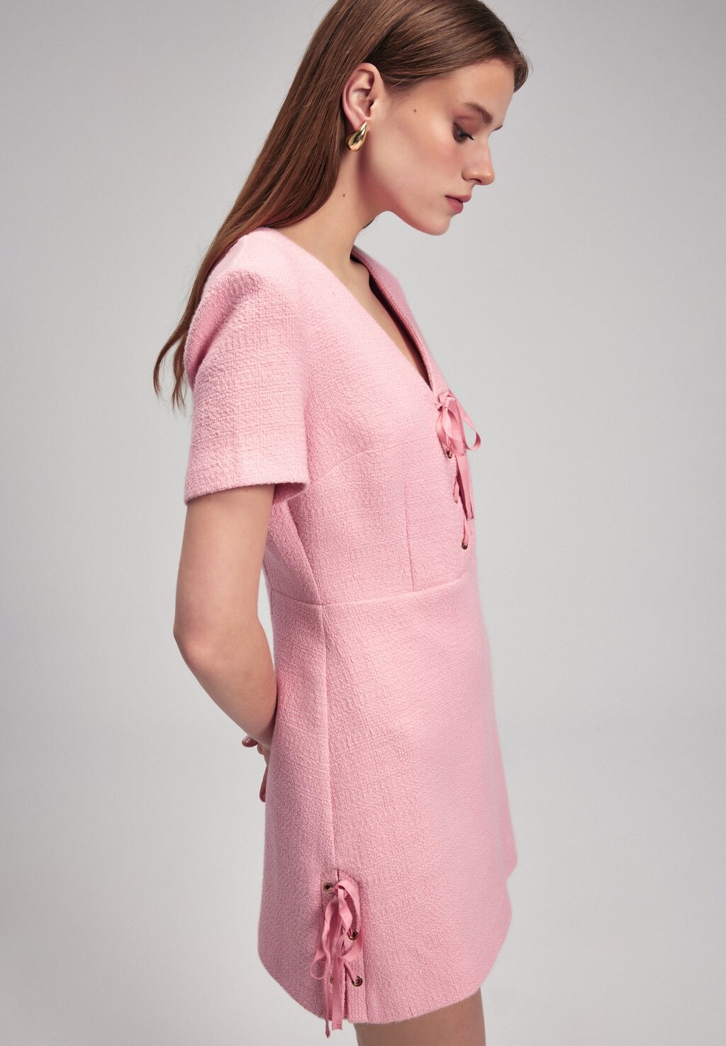 

Летнее платье Detailed adL, розовое