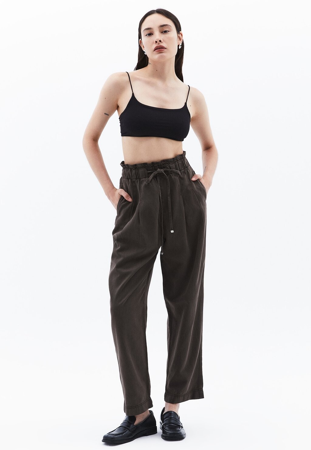 

Брюки MIT HOHER TAILLE OXXO, антрацит
