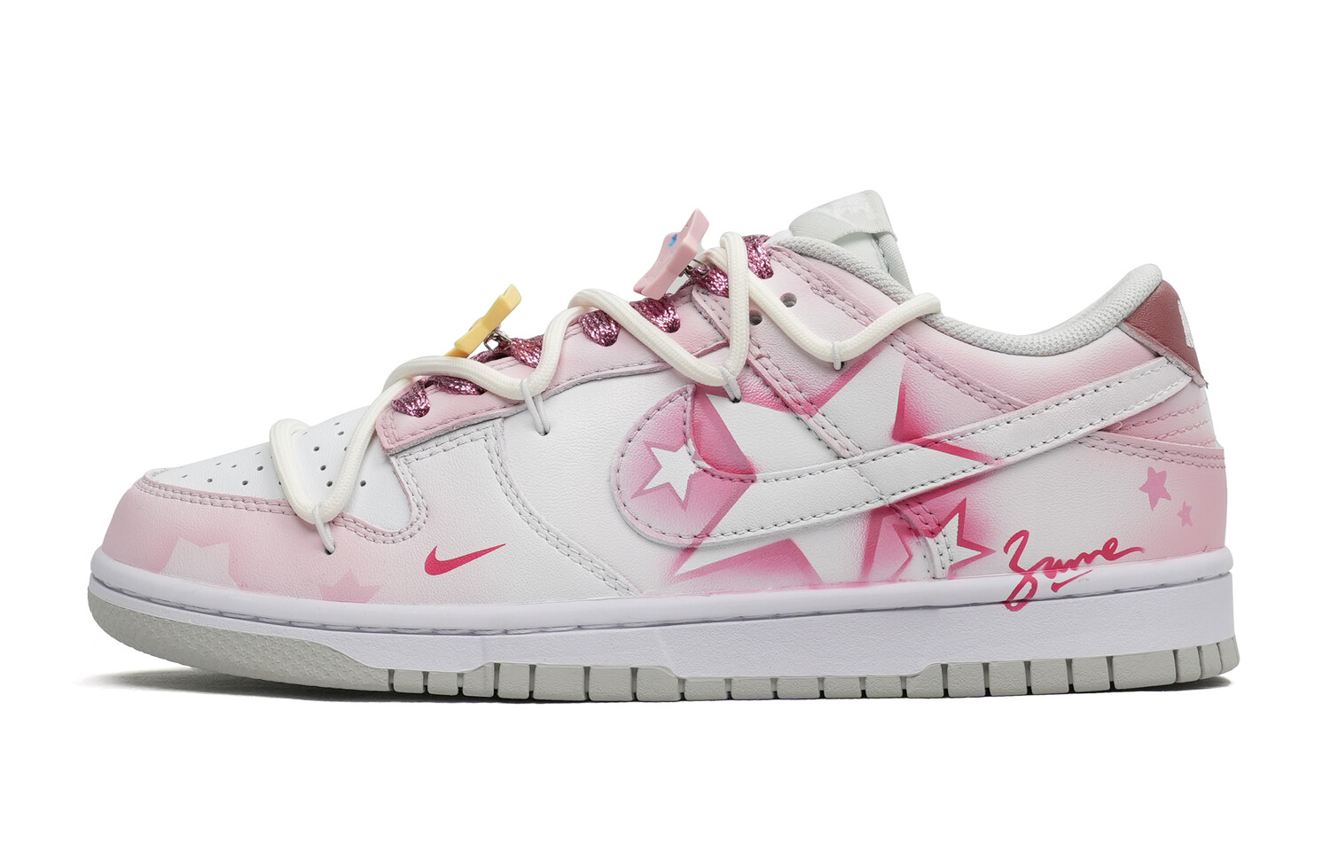 

Кроссовки Nike Dunk Skateboarding Shoes Men Low-top White, красный