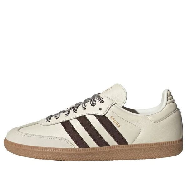 Кроссовки samba og 'off white dark brown' Adidas, белый