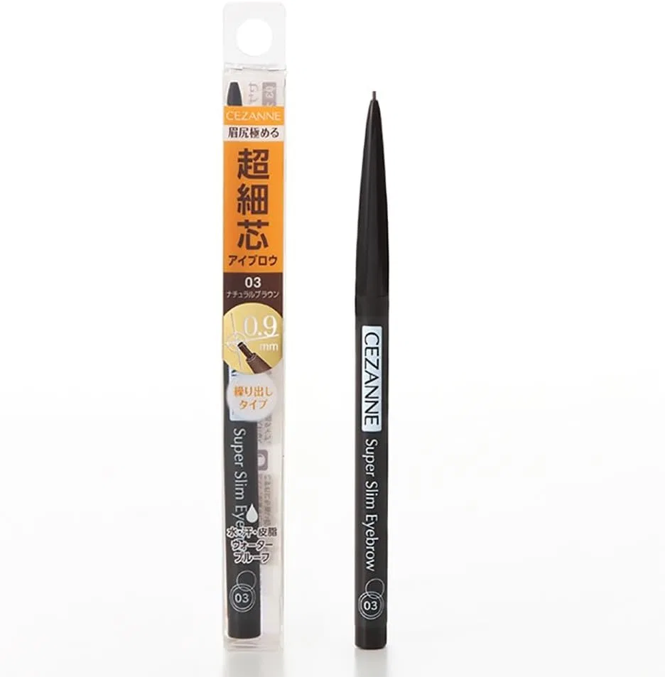 Карандаш для бровей тонкий Cezanne Natural Brown 0.02 г