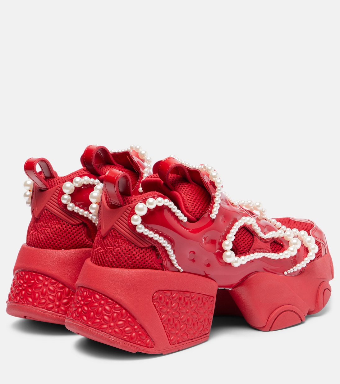 x Reebok платформенные кроссовки с декором Noir Kei Ninomiya, Col. 2 Red — фото 2