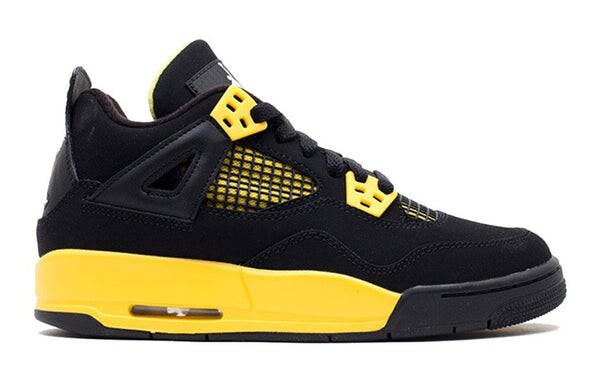 Кроссовки 4 ретро Air Jordan, черный — фото 2