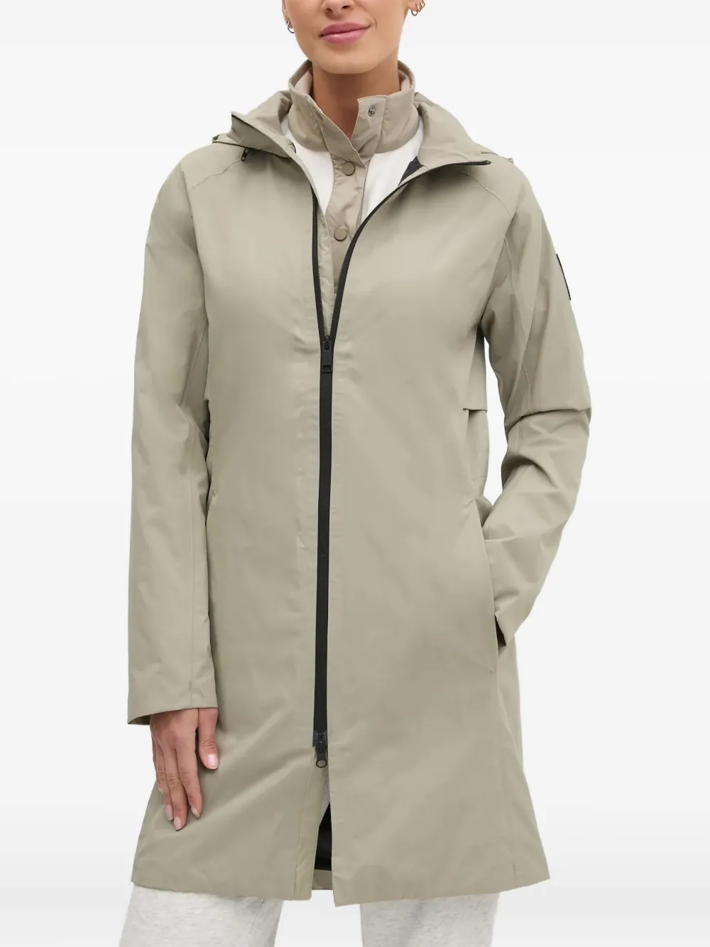 

Плащ-тренч с капюшоном Wellsee Jack Wolfskin, светло-коричневый