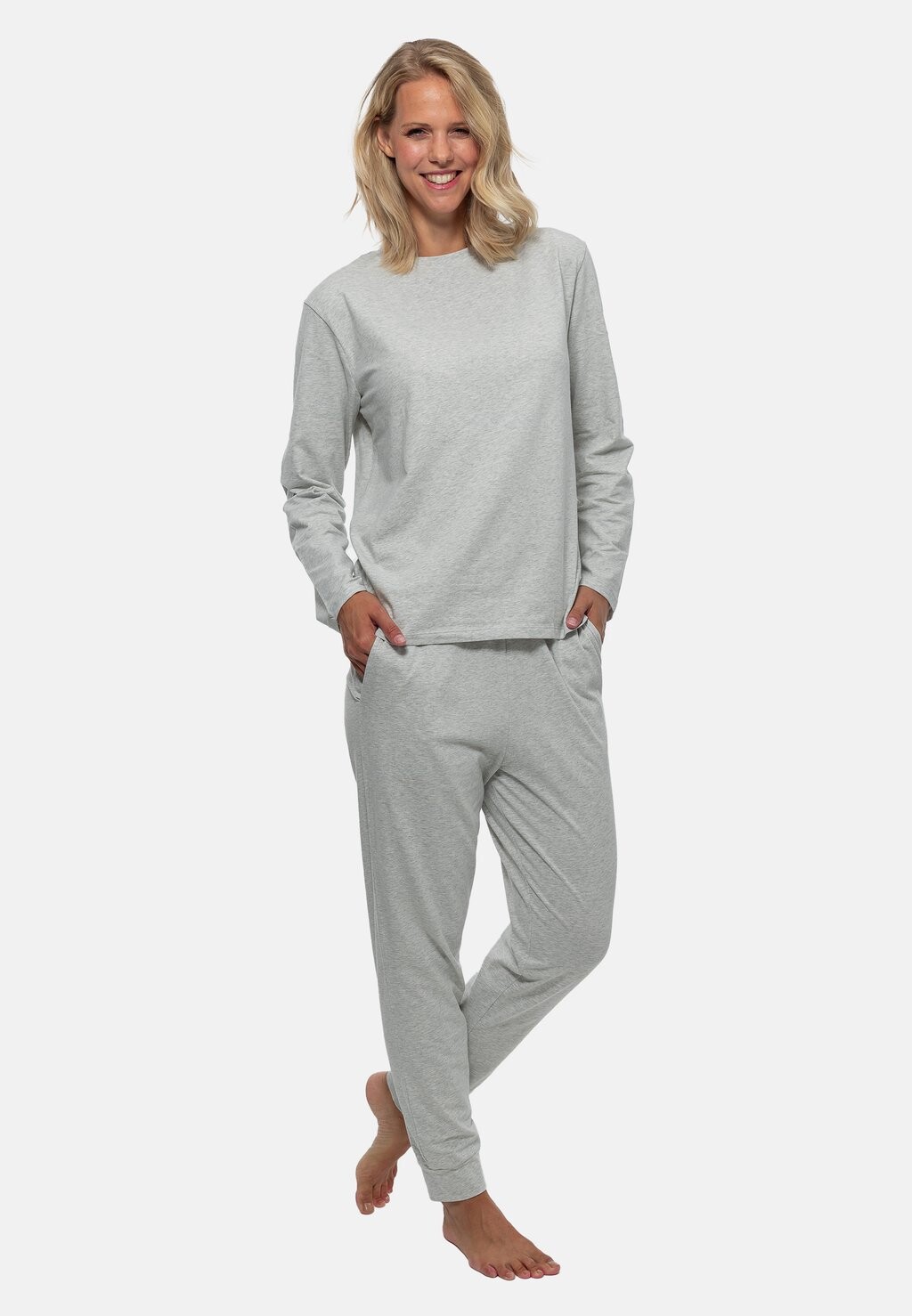 

Пижамный комплект Schiesser, цвет Mottled Light Grey
