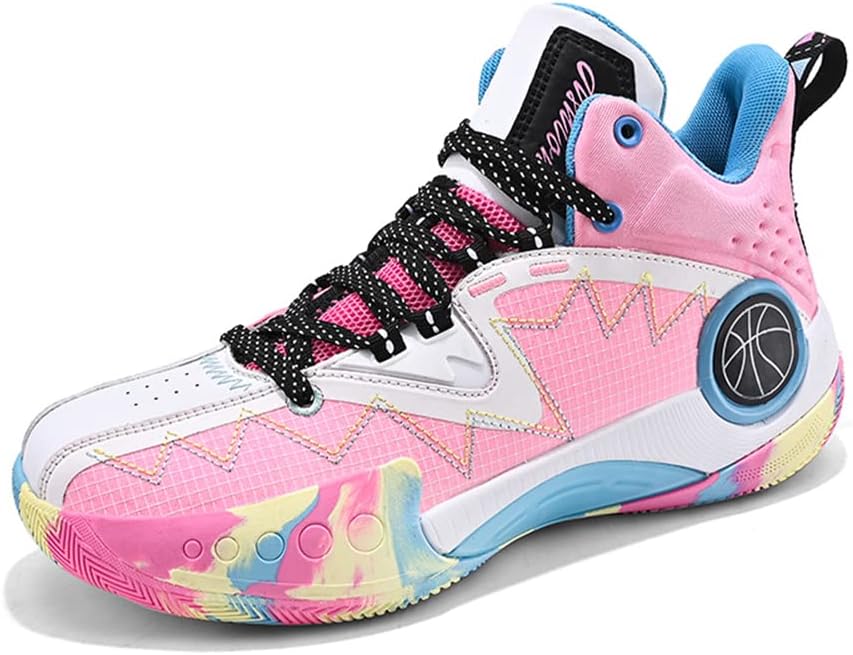 

Мужские баскетбольные кроссовки Mashangfu, мужские беговые кроссовки, повседневная обувь для ходьбы и работы, кроссовки для мужчин, розовый