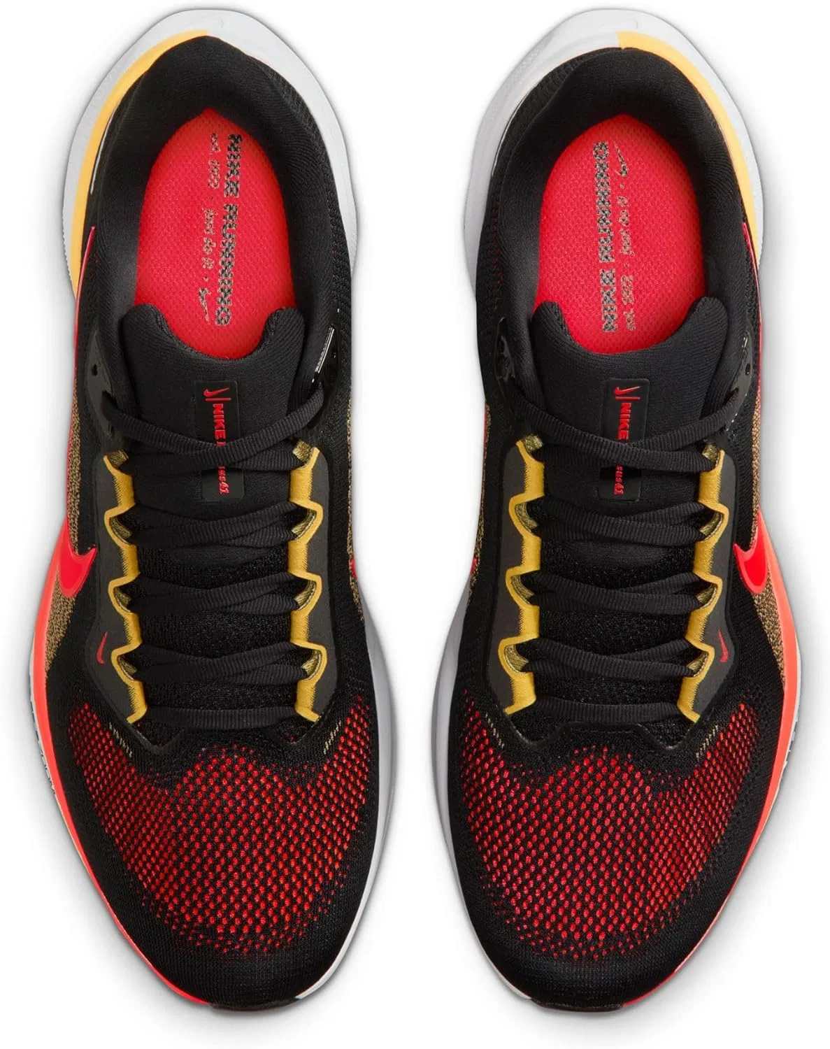 Мужские беговые кроссовки Nike Pegasus 41 FD2722, Black Bright Crimson Topaz Gol — фото 4