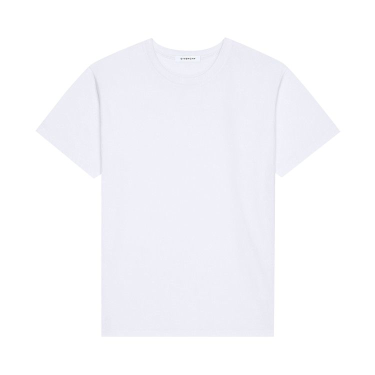 

Футболка Givenchy Logo Printed Crewneck T-Shirt, White